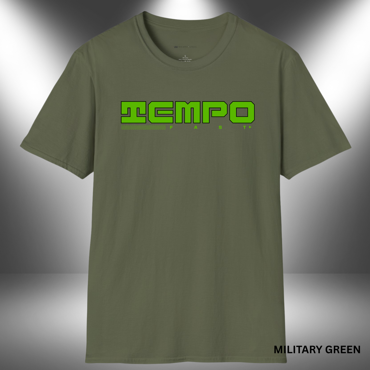 TEMPO:  FAST      | T-SHIRT - 7 colors - 9 sizes | Feel the rush. Embrace the pace. Go fast, stay loud—grab yours now.