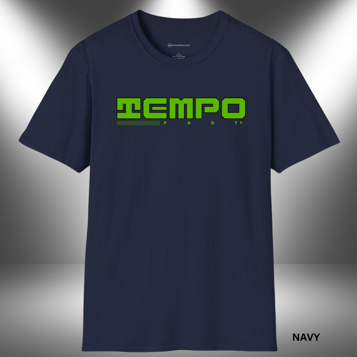 TEMPO:  FAST      | T-SHIRT - 7 colors - 9 sizes | Feel the rush. Embrace the pace. Go fast, stay loud—grab yours now.