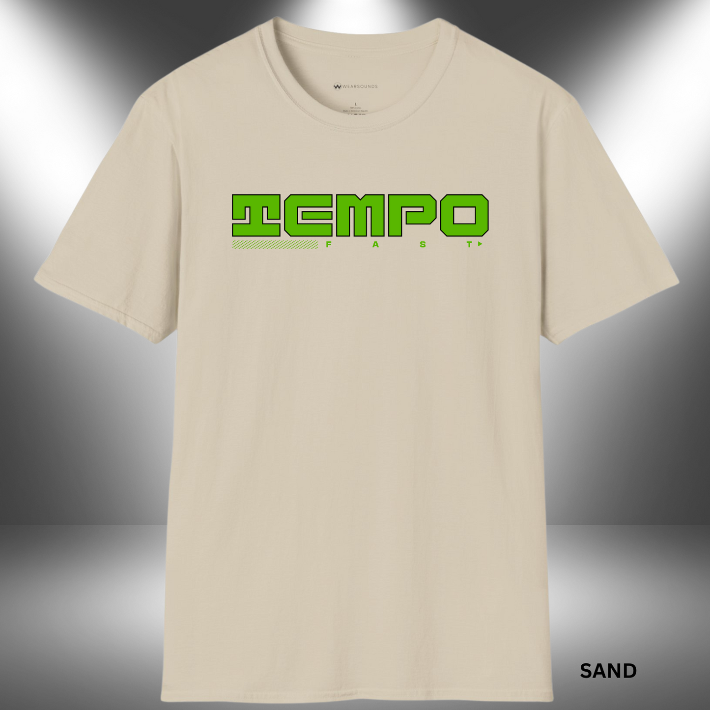 TEMPO:  FAST      | T-SHIRT - 7 colors - 9 sizes | Feel the rush. Embrace the pace. Go fast, stay loud—grab yours now.