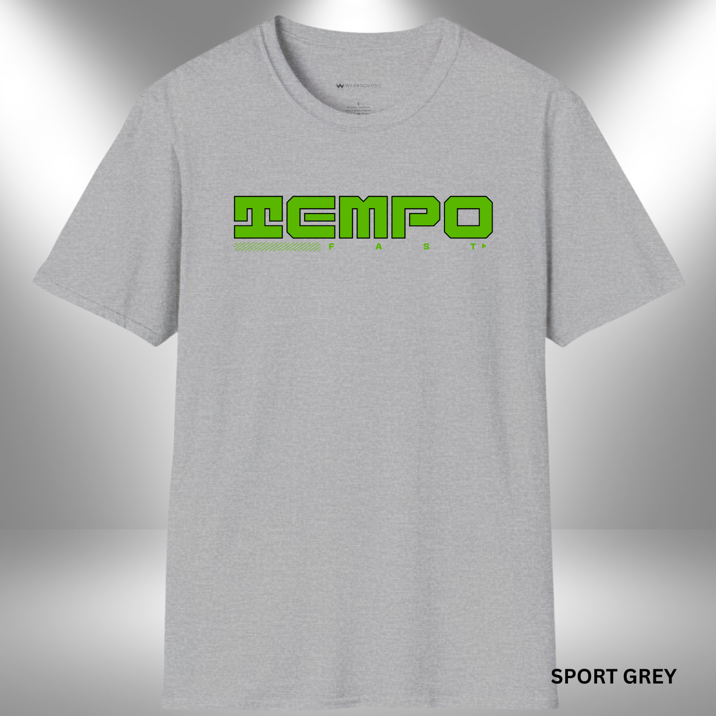 TEMPO:  FAST      | T-SHIRT - 7 colors - 9 sizes | Feel the rush. Embrace the pace. Go fast, stay loud—grab yours now.
