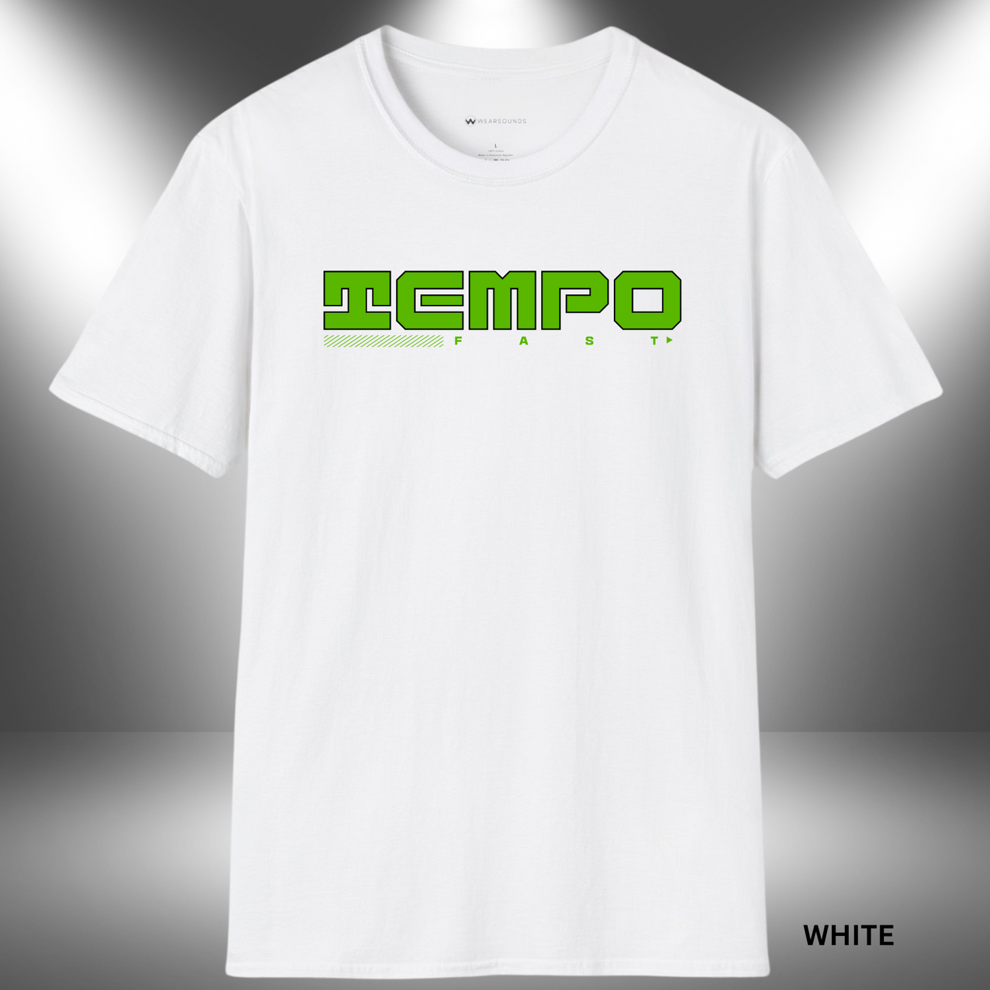 TEMPO:  FAST      | T-SHIRT - 7 colors - 9 sizes | Feel the rush. Embrace the pace. Go fast, stay loud—grab yours now.