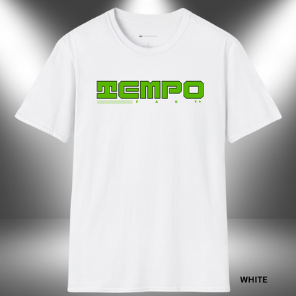TEMPO:  FAST      | T-SHIRT - 7 colors - 9 sizes | Feel the rush. Embrace the pace. Go fast, stay loud—grab yours now.