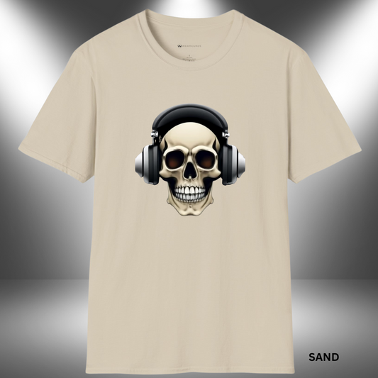 THE DROP REAPER        | T-SHIRT - 7 colors - 9 sizes |   Your playlist should come with a warning label.