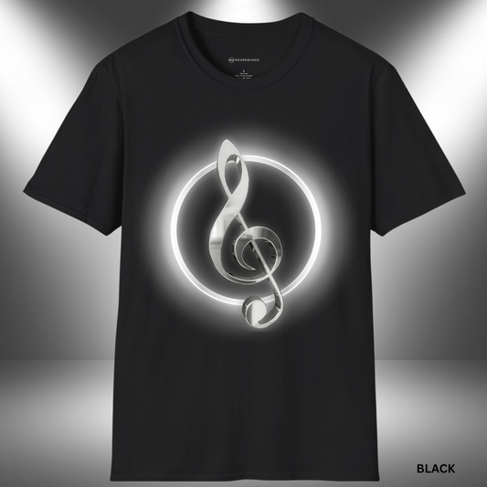 TREBLE CLEF SHADOW | T-SHIRT - 7 colors - 9 sizes