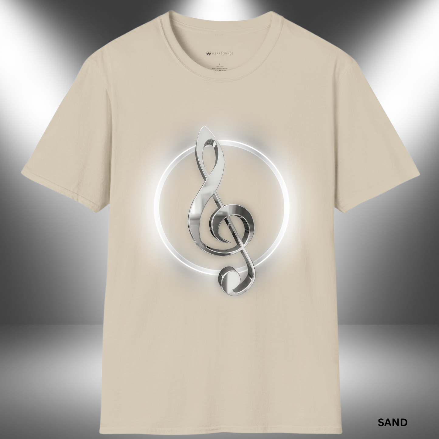 TREBLE CLEF SHADOW | T-SHIRT - 7 colors - 9 sizes
