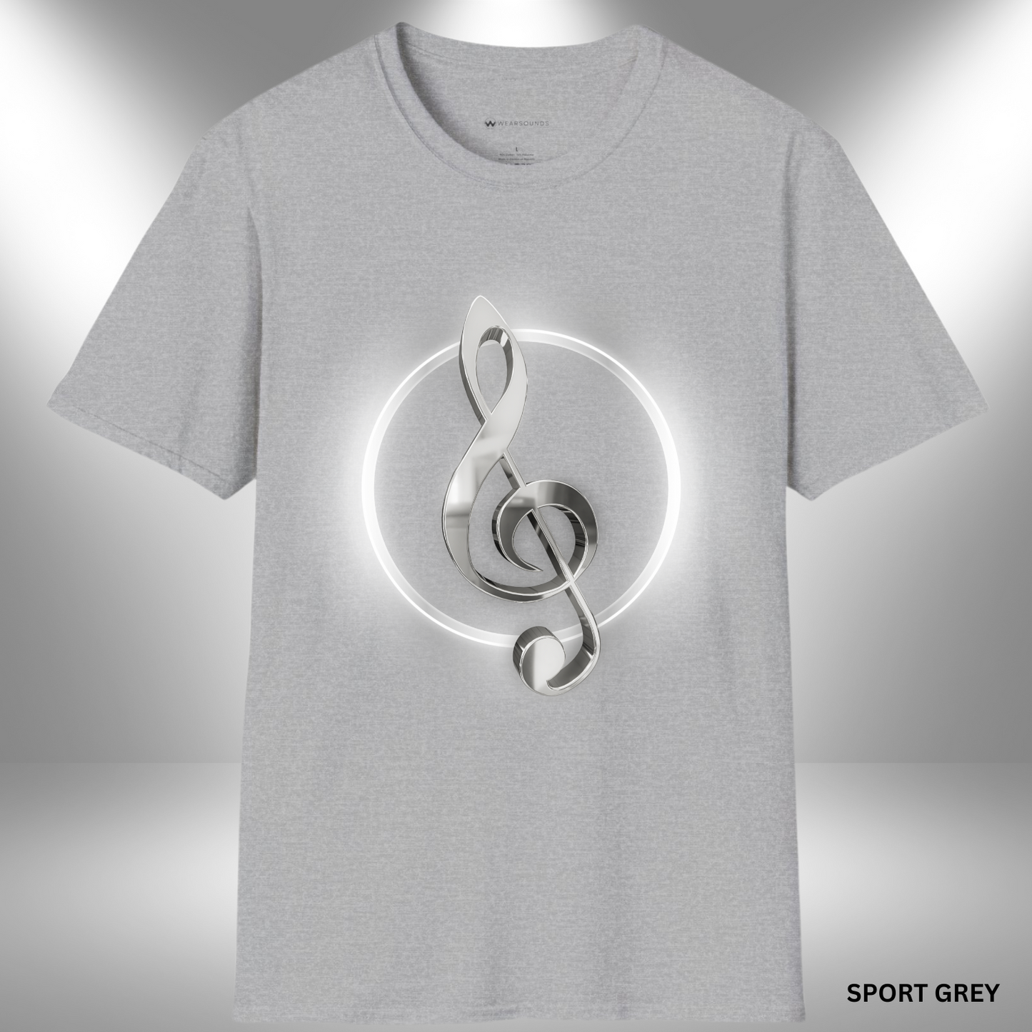 TREBLE CLEF SHADOW | T-SHIRT - 7 colors - 9 sizes
