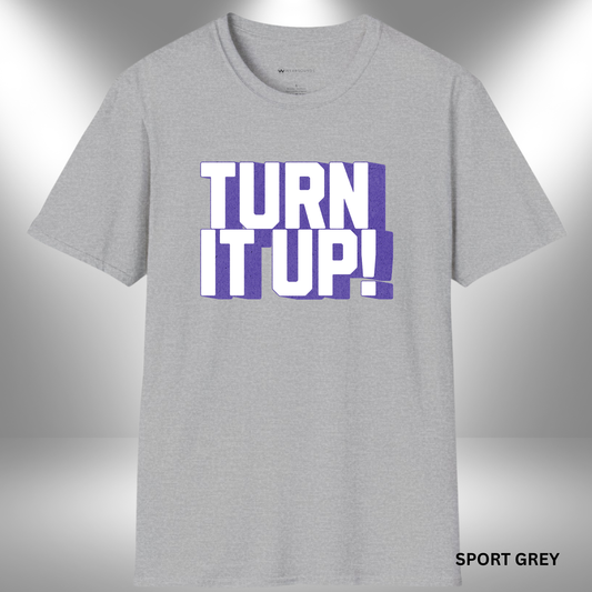 Turn It Up!    | T-SHIRT - 7 colors - 9 sizes  |  🎁 Great for:  DJs, Live performers, Musicians and producers, Music festival fans