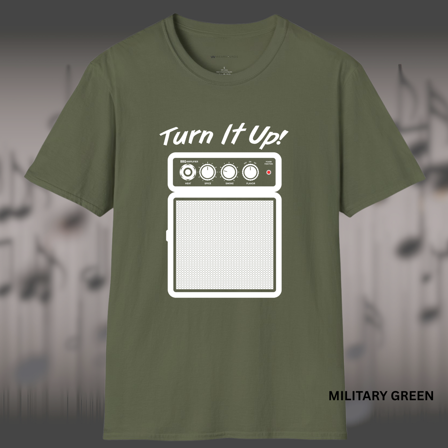 TURN IT UP! BBQ FLAVOR ROCKS        | T-SHIRT - 7 colors - 9 sizes