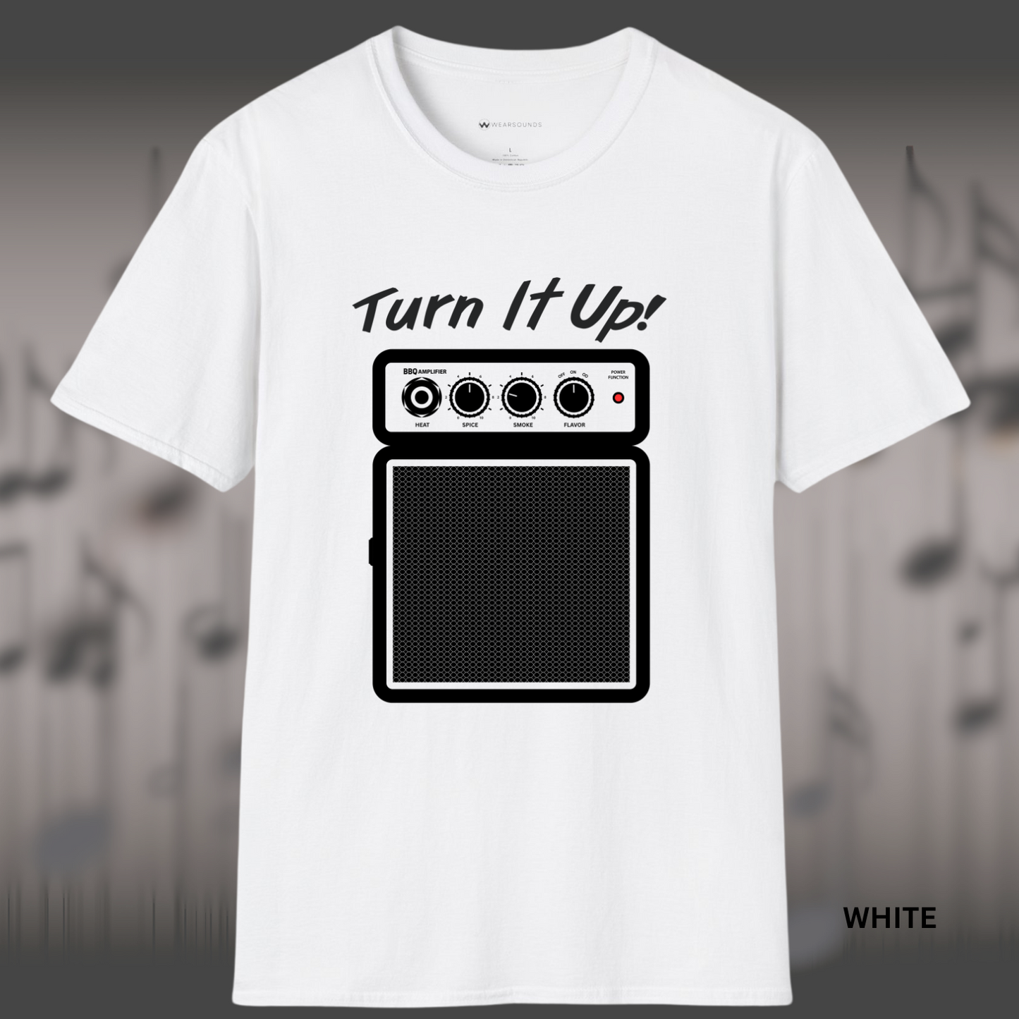 TURN IT UP! BBQ FLAVOR ROCKS        | T-SHIRT - 7 colors - 9 sizes