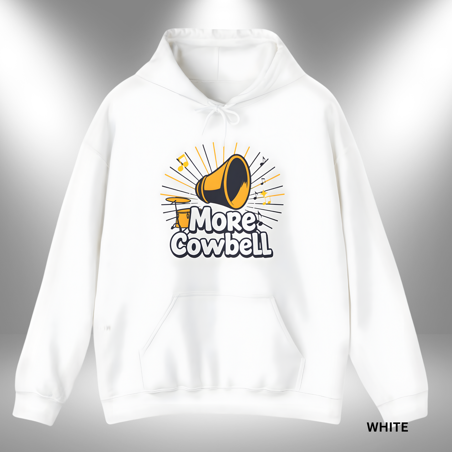 More Cowbell Hoodie – Funny Music Lover Pullover